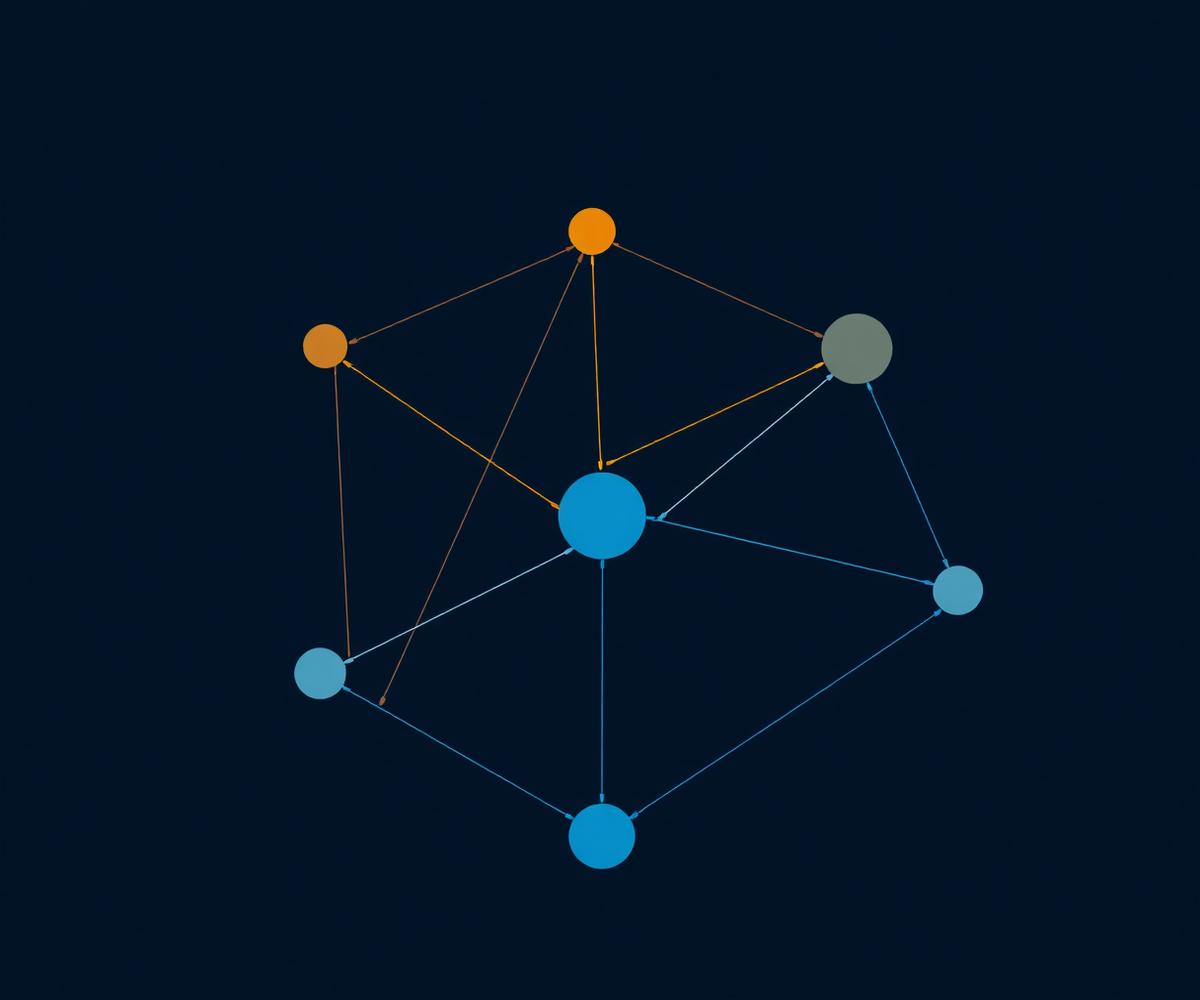 Abstract diagram of commerce systems connected through itembase infrastructure